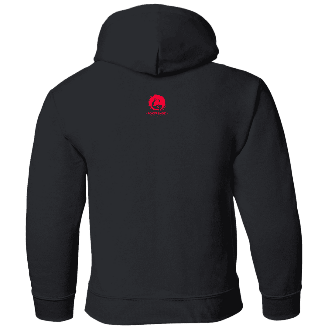 black basketball hoodie