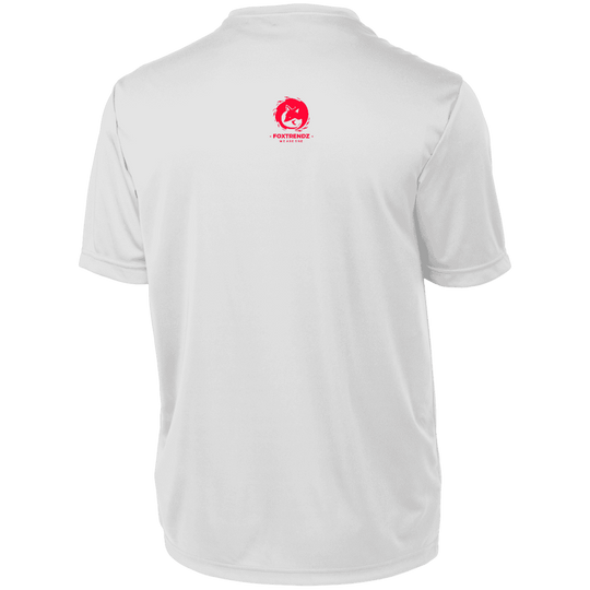 white basketball tee