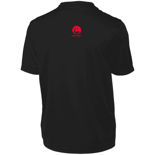 black basketball tee