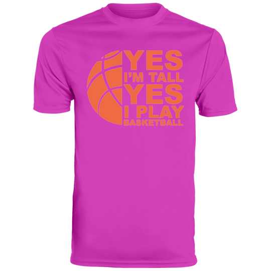 pink basketball tee