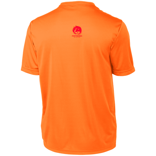 orange basketball tee
