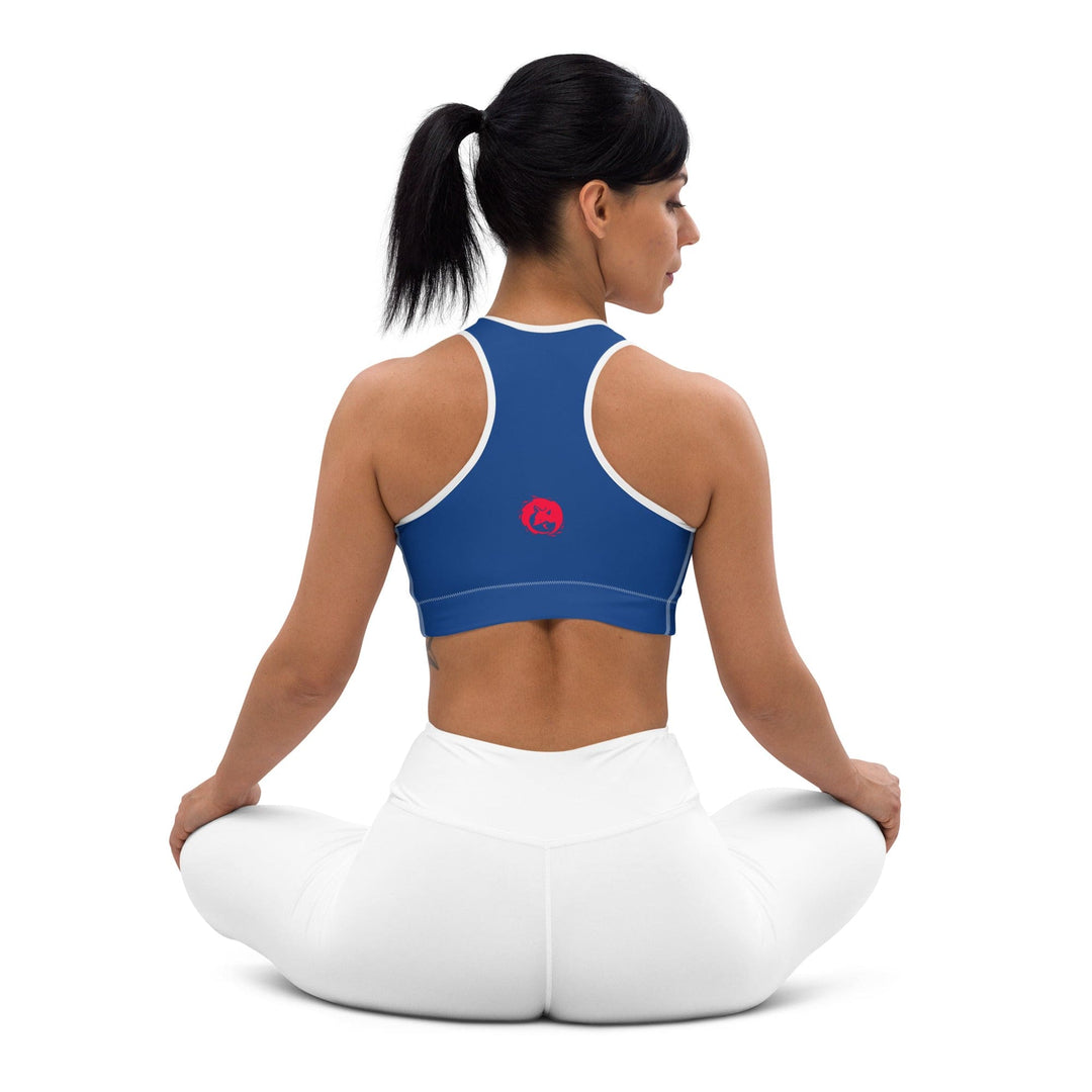 Blue Canada Sports Bra