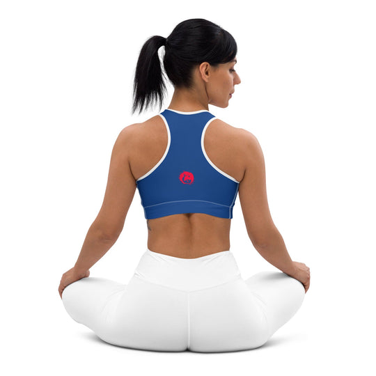Blue Canada Sports Bra